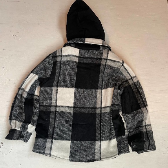 Made by Molly Flannel Hooded Jacket Size 4 - Picture 3 of 8